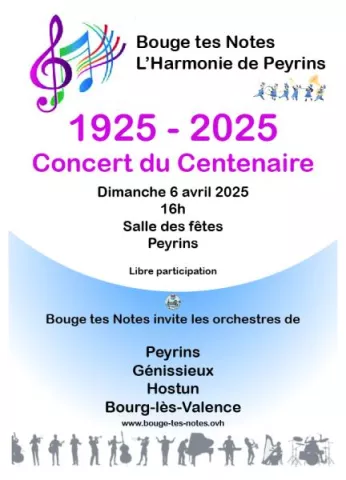 Centenaire de Bouge tes notes