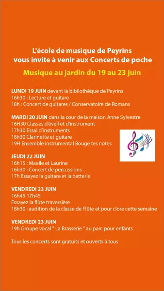 Musique au jardin